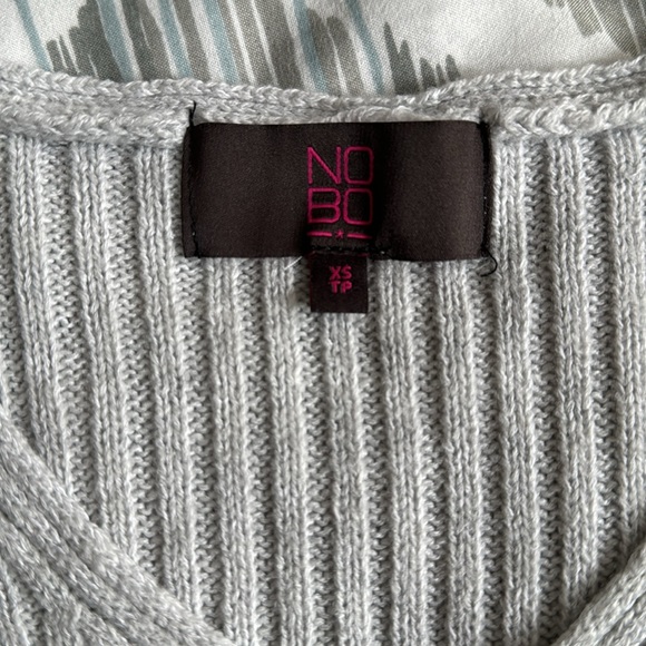 Nobo Cropped Top long sleeve for women sz XS in grey - Picture 6 of 9